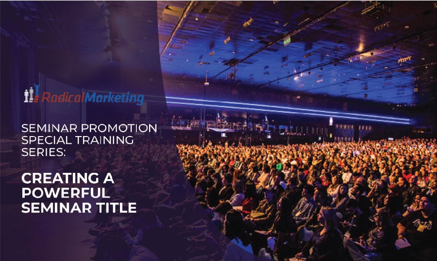 Seminar Promotion Special Training Series Video 1 Creating A