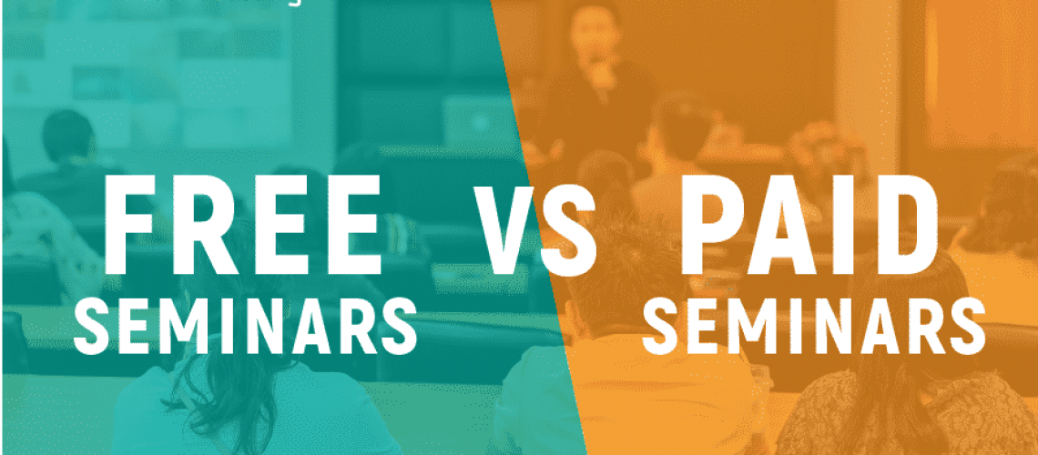 Free vs paid seminars